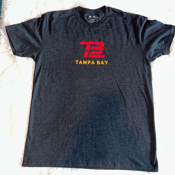 Tom Brady (TB12) Tampa Bay Authentic T-shirt. Unisex- Heathered black - Picture 2 of 2